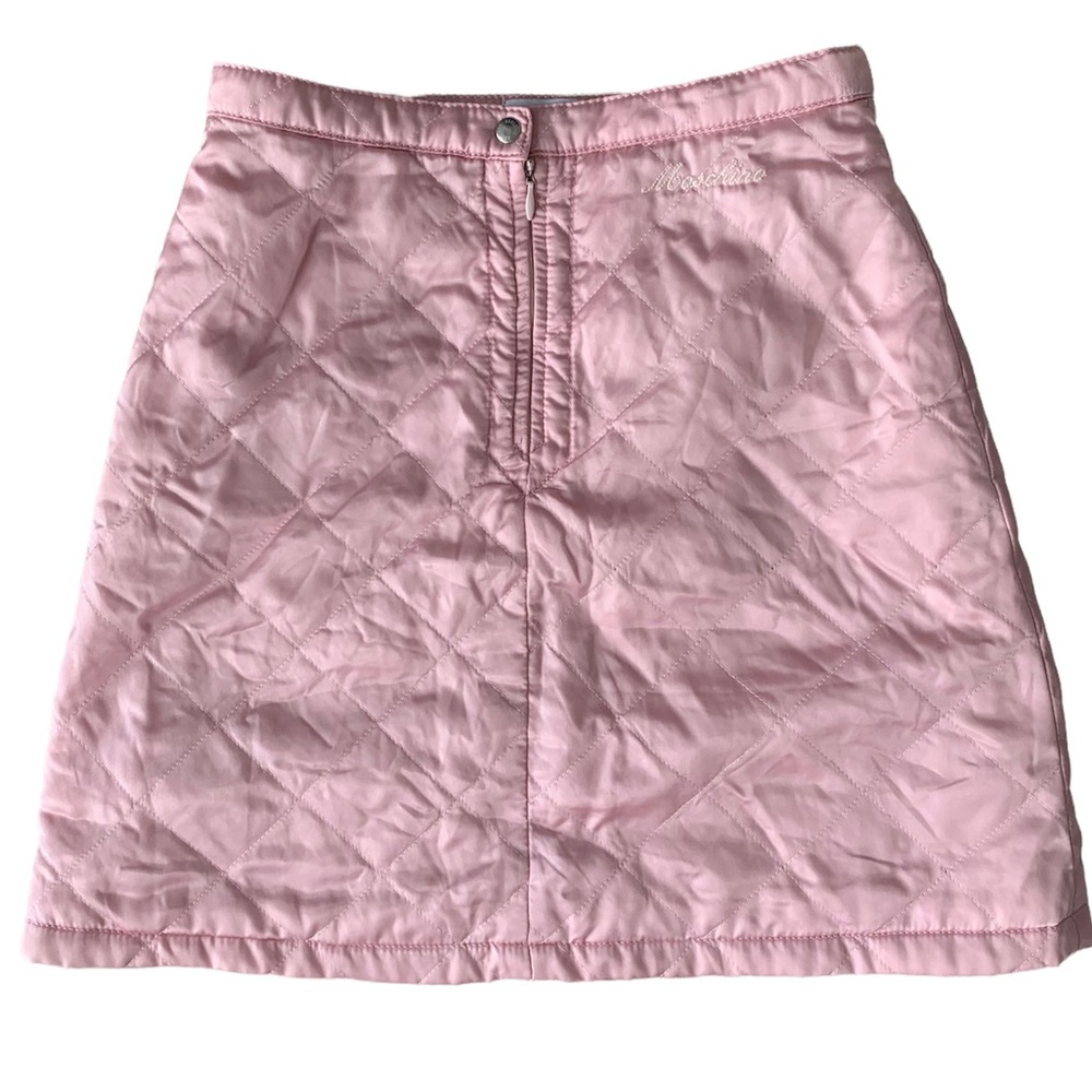 Moschino Satin Quilted Barbie Mini-Skirt